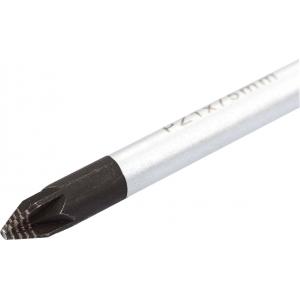 Отвертка PZ1 x 75 мм, S2, трехкомпонентная ручка, GROSS, 12156