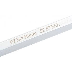 Отвертка PZ3 x 150 мм, S2, трехкомпонентная ручка, GROSS, 12163