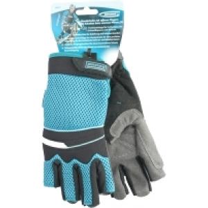 Перчатки комбинированные облегченные, открытые пальцы, AKTIV, XL, GROSS, 90317