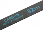 Полотна для ножовки по металлу,  32TPI, Carbon, 2 шт, GROSS
