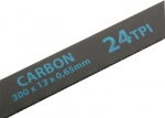 Полотна для ножовки по металлу, 300 мм, 24TPI, Carbon, 2 шт, GROSS, 77719