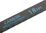 Полотна для ножовки по металлу, 300 мм, 18TPI, Carbon, 2 шт, GROSS, 77720