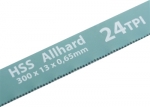 Полотна для ножовки по металлу, 300 мм, 24TPI, HSS, 2 шт, GROSS, 77724
