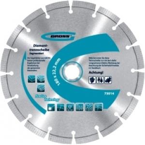 Диск алмазный ф150х22,2мм, сегментный, упорядоченный алмаз, сухое резание, GROSS, 73013
